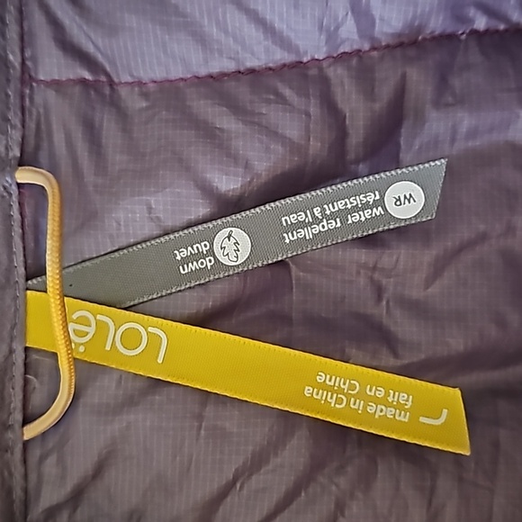 Lole Down puffy jacket with hood - Picture 2 of 3